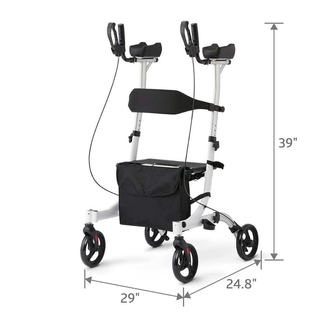 Medline Simplicity 2 Upright Rolling Walker Rollator - primehubstore.shop Upright Walkers