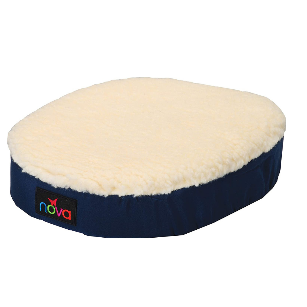 Nova Medical Donut Pillow Seat Cushion with Fleece Sheepskin Surface - primehubstore.shop 