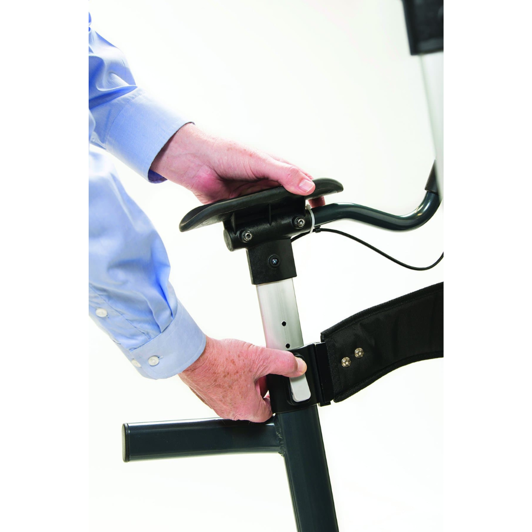 LifeWalker UpWalker Lite Folding Rolling Upright Walker - Weighs Only 15.5 lbs - primehubstore.shop Rollators