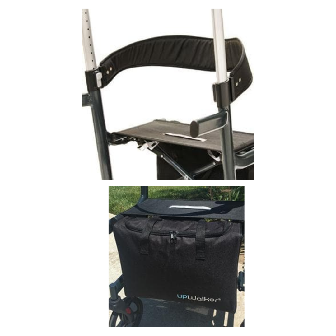 LifeWalker UpWalker Lite Folding Rolling Upright Walker - Weighs Only 15.5 lbs - primehubstore.shop Rollators