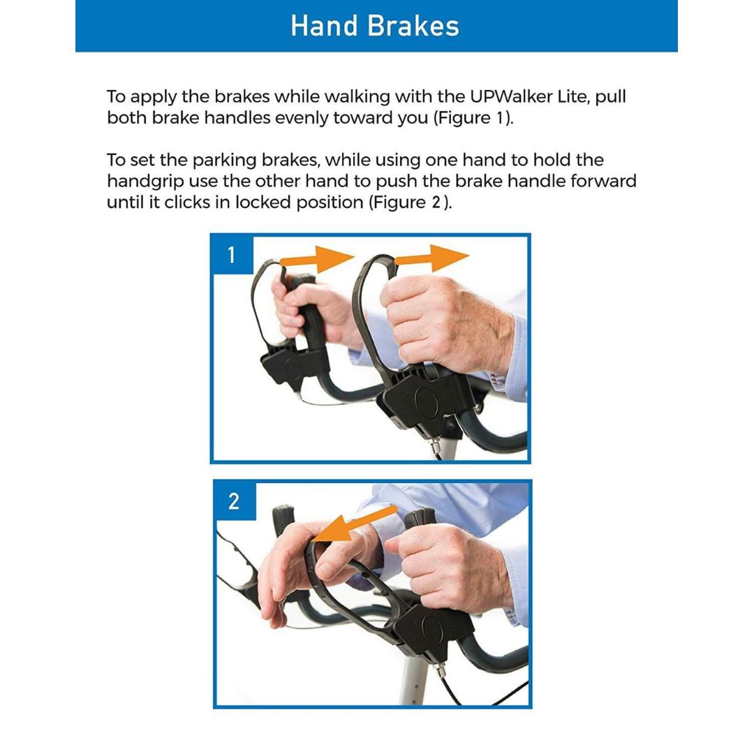 LifeWalker UpWalker Lite Folding Rolling Upright Walker - Weighs Only 15.5 lbs - primehubstore.shop Rollators