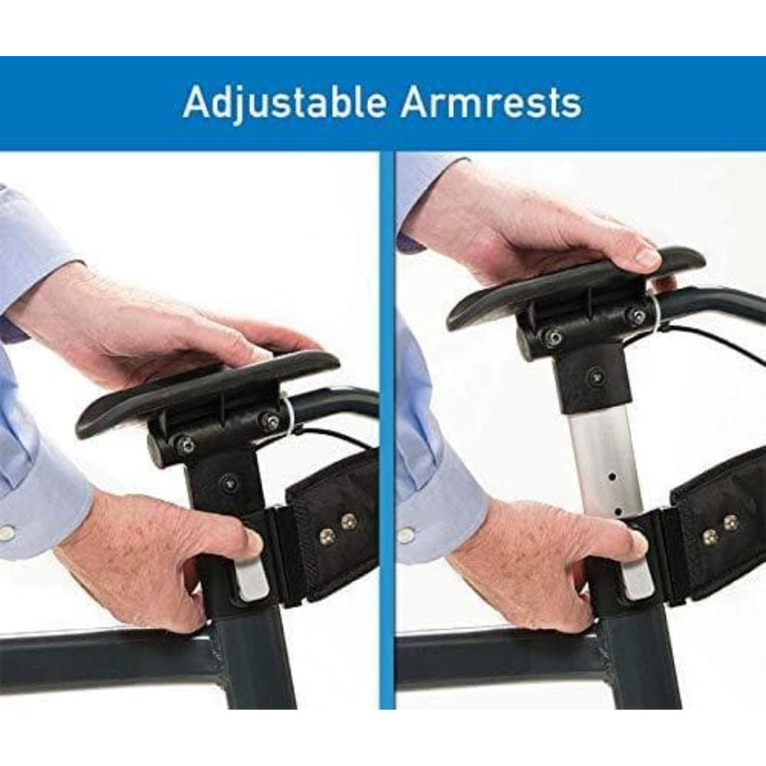 LifeWalker UpWalker Lite Folding Rolling Upright Walker - Weighs Only 15.5 lbs - primehubstore.shop Rollators