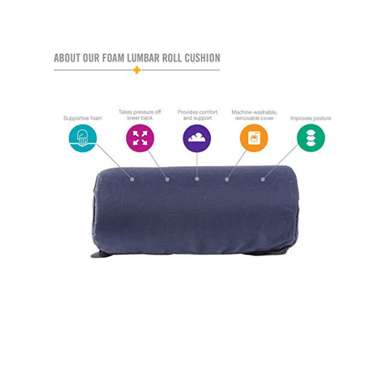 DMI Lumbar Roll Back Support Cushion Pillow - primehubstore.shop Lumbar Supports