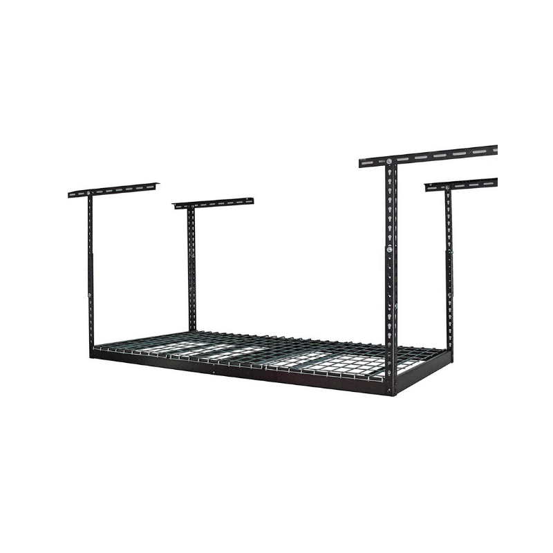 MonsterRax – 2×6 Overhead Garage Storage Rack – White - primehubstore.shop Storage Racks