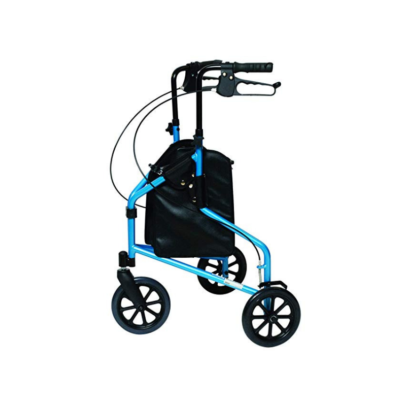 Lumex 3-Wheel Cruiser Folding Rollators with Storage Pouch - primehubstore.shop Rollators