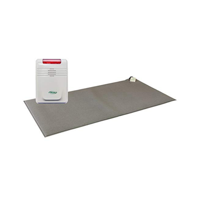 SmartCaregiver Cordless Floor Mat Pressure Pad with Economy Cordless Alarm - 24” x 48” - primehubstore.shop patient Monitors