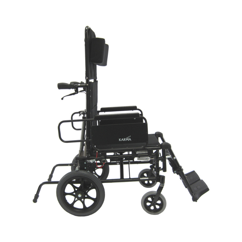 Karman Healthcare KM5000 Ultralight Reclining Transport Wheelchair - primehubstore.shop Wheelchairs
