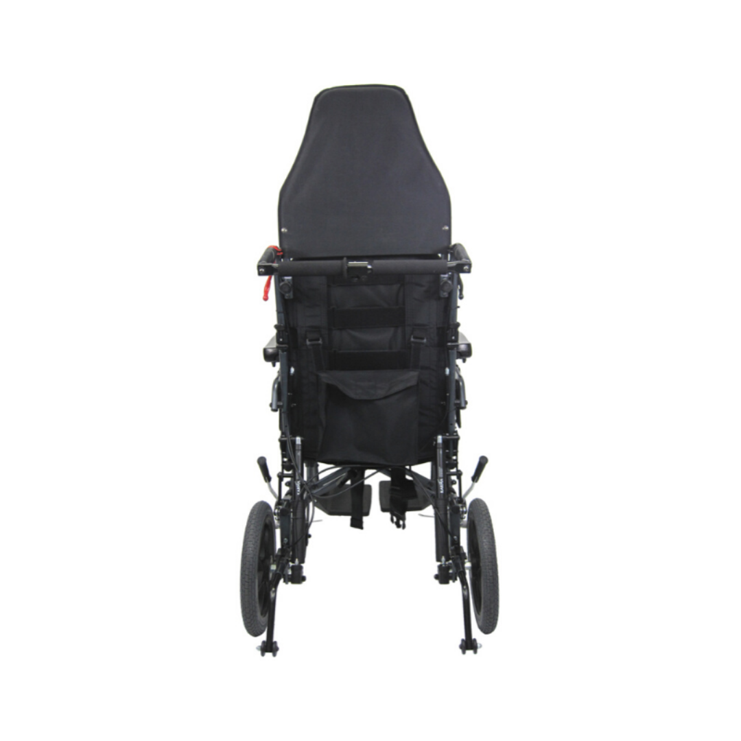 Karman Healthcare Ergonomic V-Seat Reclining Wheelchair, Diamond Black - primehubstore.shop Wheelchairs