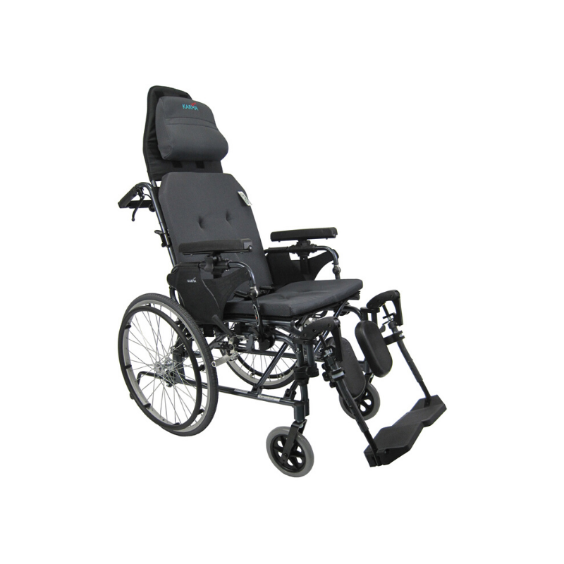 Karman Healthcare Self-Propelled Foldable Reclining Wheelchair - primehubstore.shop Wheelchairs
