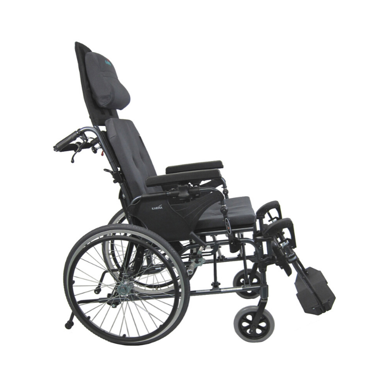 Karman Healthcare Self-Propelled Foldable Reclining Wheelchair - primehubstore.shop Wheelchairs