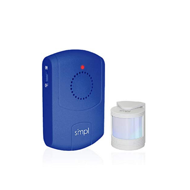 SMPL Motion Alert Kit - Includes Motion Sensor and Pager, Helps Stop Falls and Wandering Incidents - primehubstore.shop Alzheimer Aids