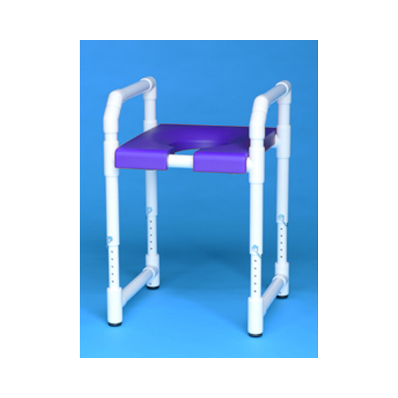 IPU PVC Toilet Safety Frame - Height Adjustable with Non Slip Legs - primehubstore.shop Toilet Safety Frames