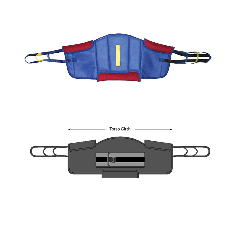 Lumex Deluxe Sit-to-Stand Padded Slings - For Use with Sit-To-Stand Patient Lifts - primehubstore.shop Slings