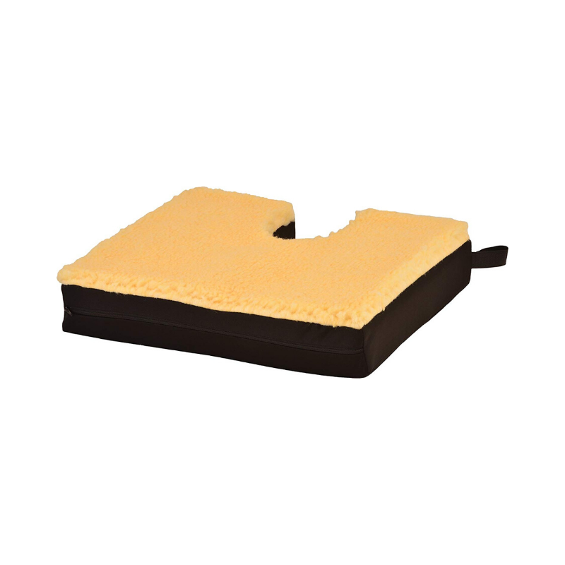 Nova Medical Sheep Skin Top - Gel & Memory Foam Seat and Wheelchair Cushions - primehubstore.shop Cushions