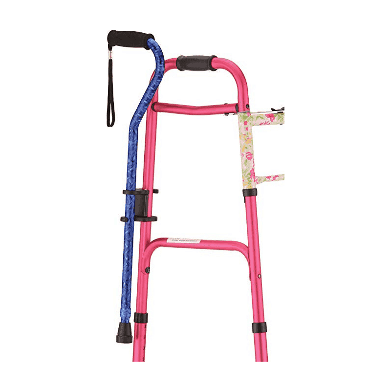 Nova Medical Cane Holder for Rollators and Folding Walkers - primehubstore.shop cane parts and accessories