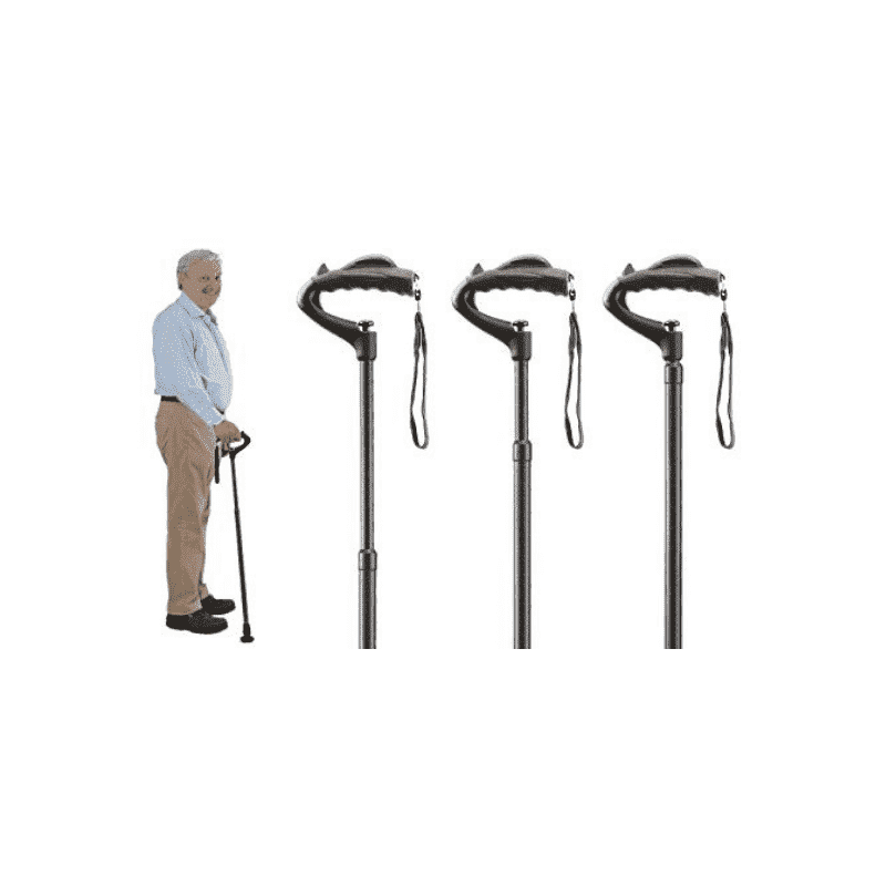 Ergoactives Ergocane 2G – Fully-Adjustable Ergonomic Canes As Seen On TV - primehubstore.shop Canes