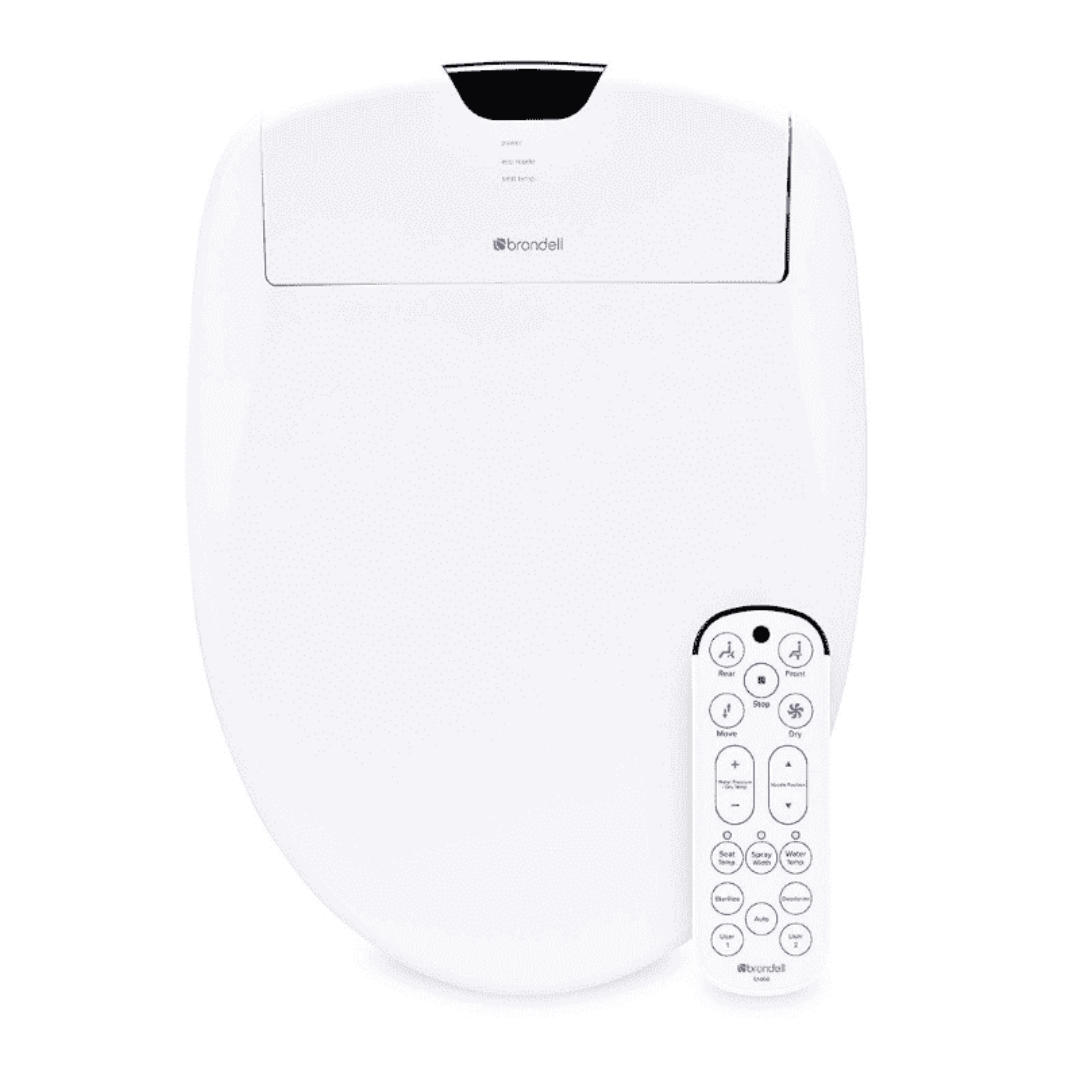 Brondell Swash 1400 Luxury Bidet Toilet Seat with Dual Nozzles and Nanotechnology Sterilization - primehubstore.shop Bidets
