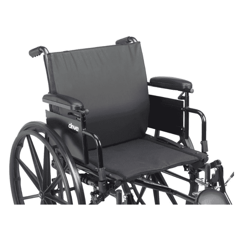 Drive Medical General Use Extreme Comfort Wheelchair Back Cushion with Lumbar Support - primehubstore.shop Cushions