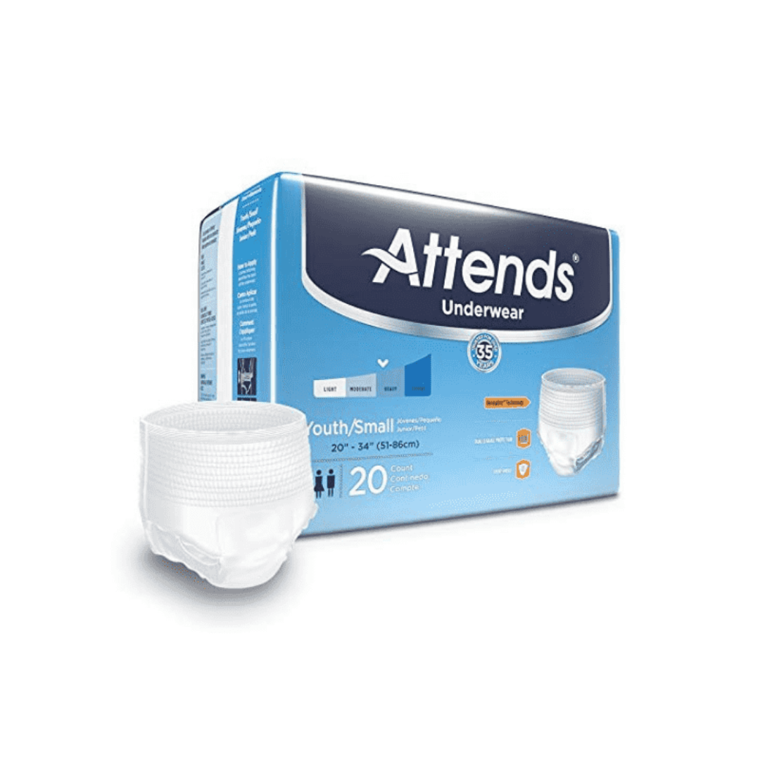 Attends Advanced Protective Underwear with Advanced DermaDry Technology for Adult Incontinence Care - primehubstore.shop Incontinence
