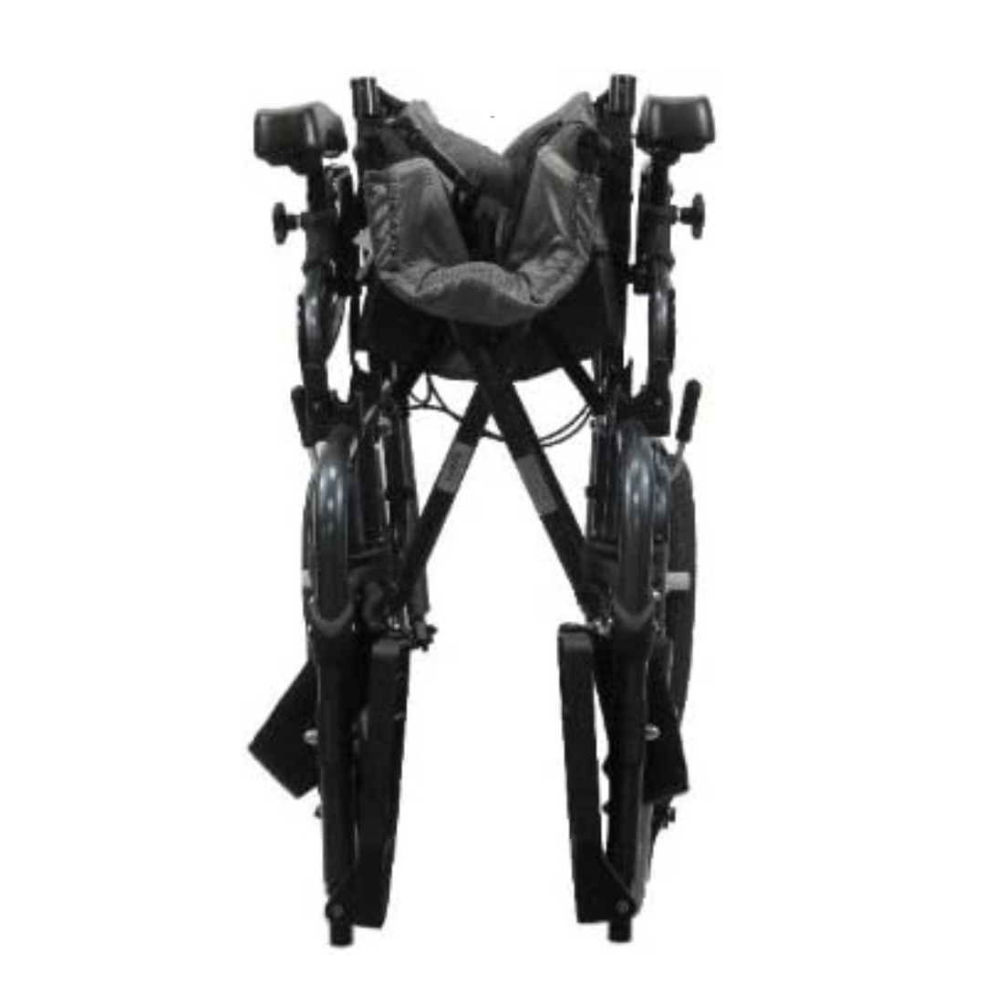 Karman Lightweight Tilt-in-Space VIP-515 Reclining Transport Wheelchair - primehubstore.shop Transport Chairs
