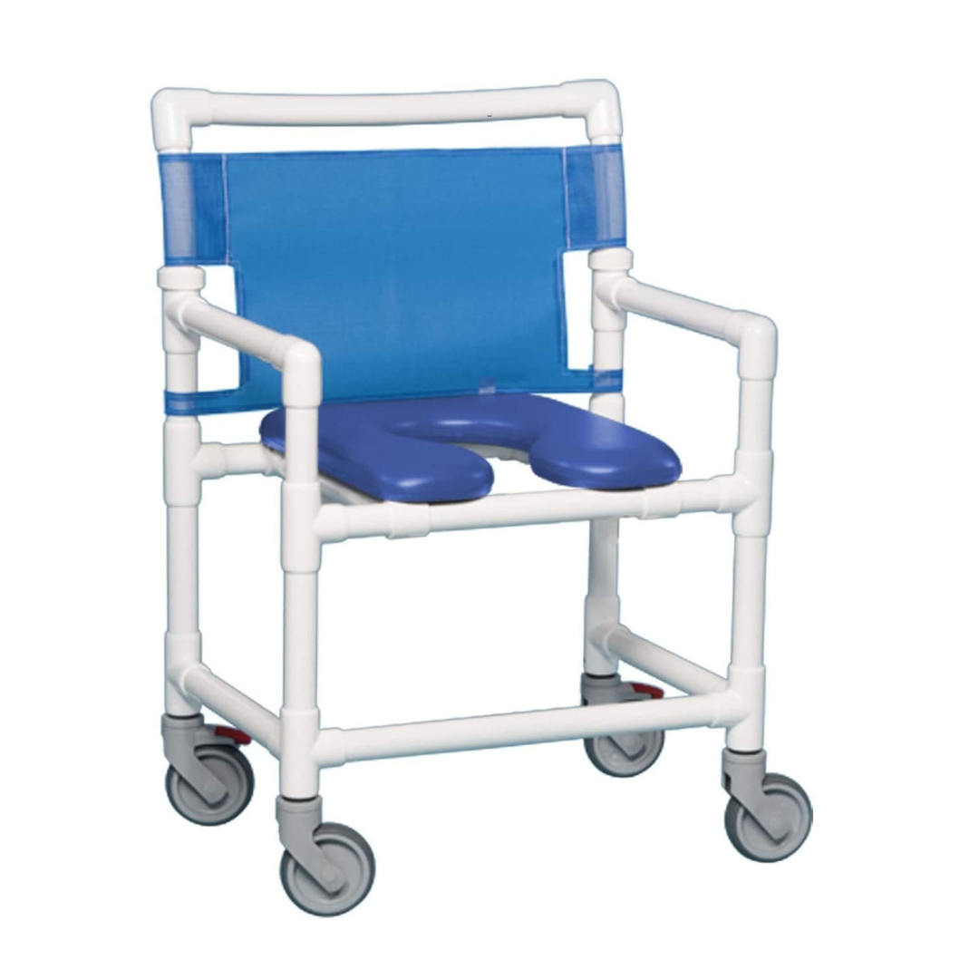 IPU VL OF9200 OS Oversize (Extra Wide) Bariatric Rolling Shower Chair - primehubstore.shop PVC Shower Chairs