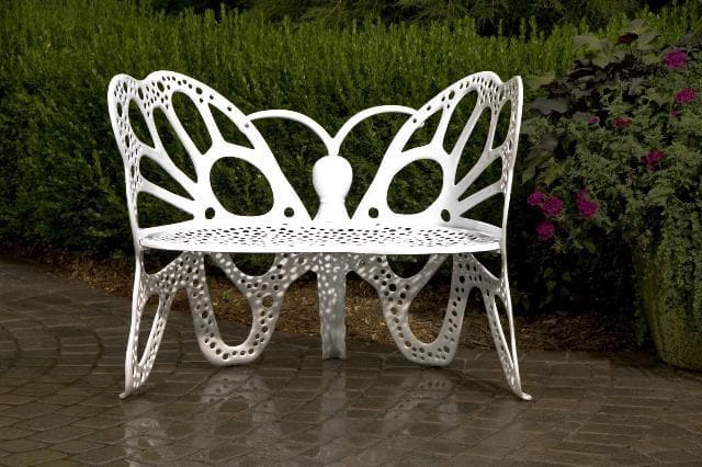 FlowerHouse Butterfly Outdoor Bench - primehubstore.shop Outdoor Chairs