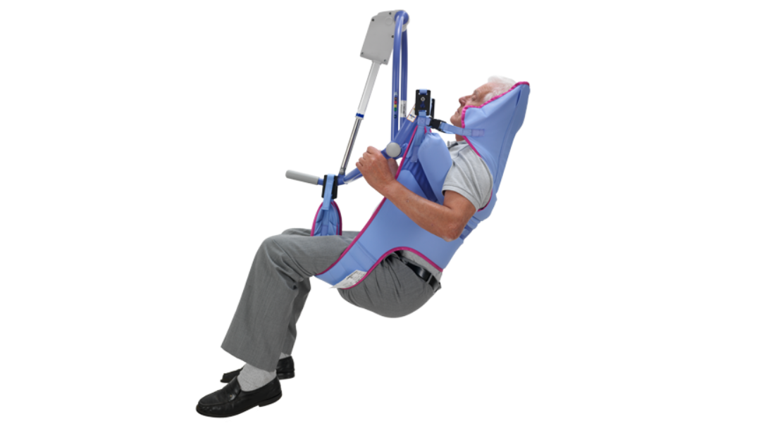 Arjo Patient Lift 4-Point Clip Toileting Sling with Head Support - primehubstore.shop Slings