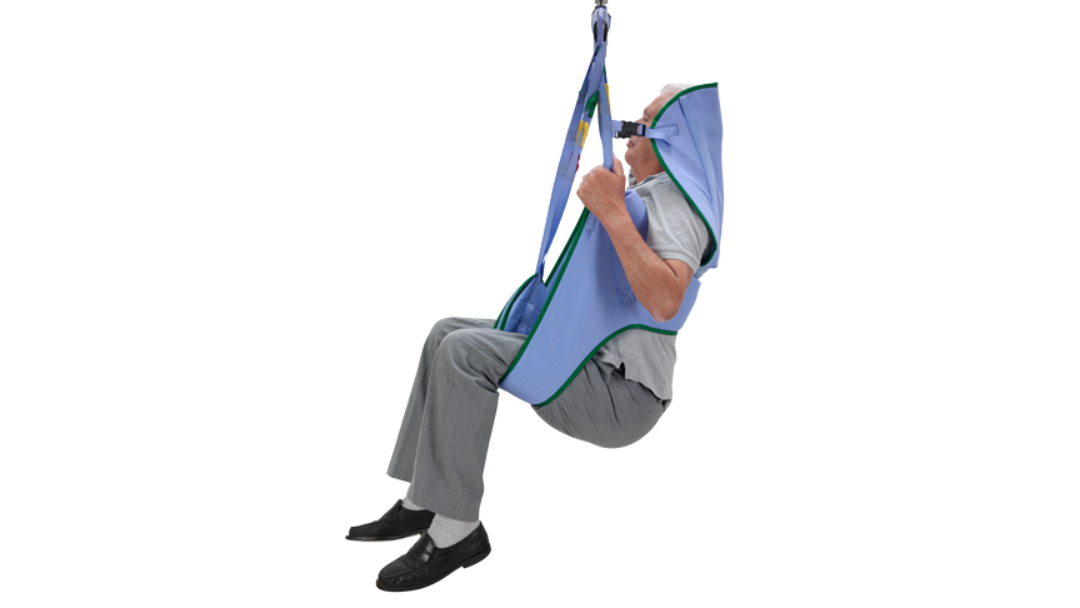 Arjo Patient Lift 4-Point Clip Toileting Sling with Head Support - primehubstore.shop Slings