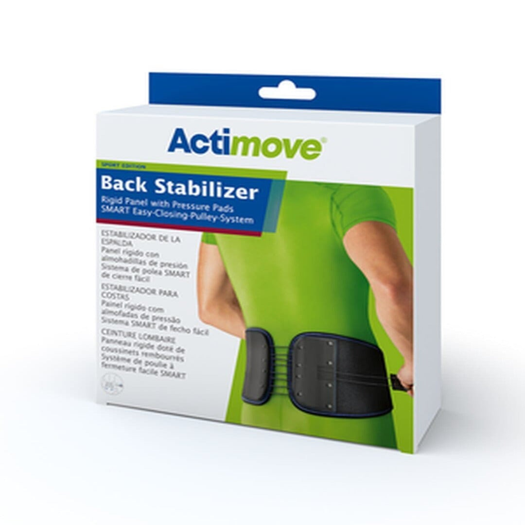 Actimove Back Support Rigid Panel - Pressure Pads & Easy-Closing-Pulley-System - primehubstore.shop Back Support
