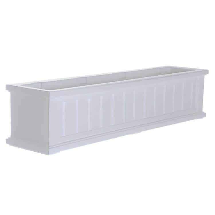 Mayne Cape Cod Window Box Planters - 4 Foot - primehubstore.shop Planters