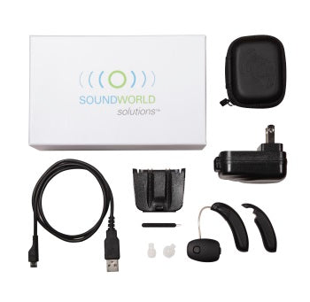 Sound World Solutions CS50 Wireless Bluetooth Sound Amplifiers - primehubstore.shop Hearing Aids