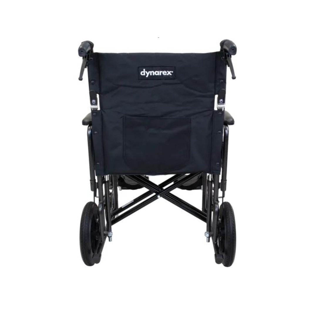 Dynarex DynaRide Folding Bariatric Transport Plus Wheelchair - 22” x 18” Seat - primehubstore.shop Transport Chairs