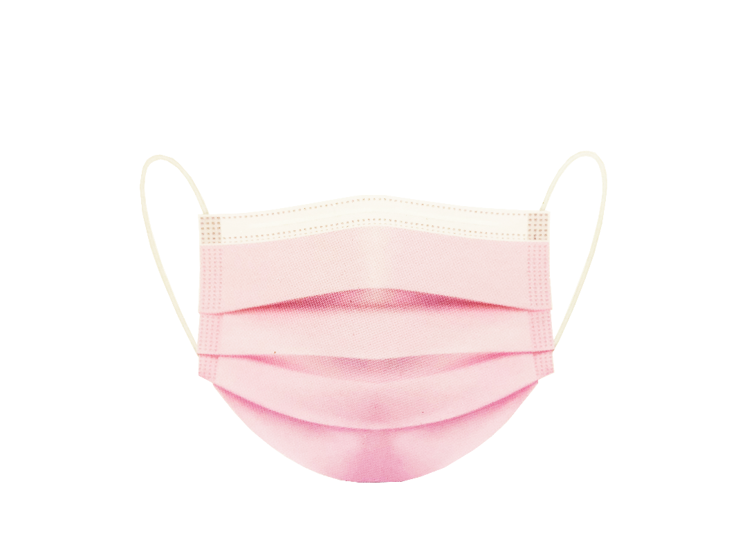 MaskWise Pink Disposable Protective 3Ply Face Masks - Box of 50 - primehubstore.shop Surgical Style Masks