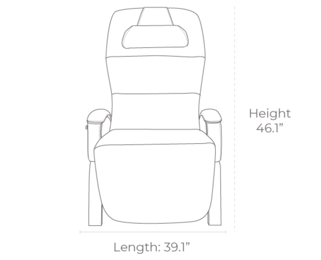 Svago Lite 2 Zero Gravity Recliner with Lumbar Heat & Vibration Massage - Blowout - primehubstore.shop Massage Chairs