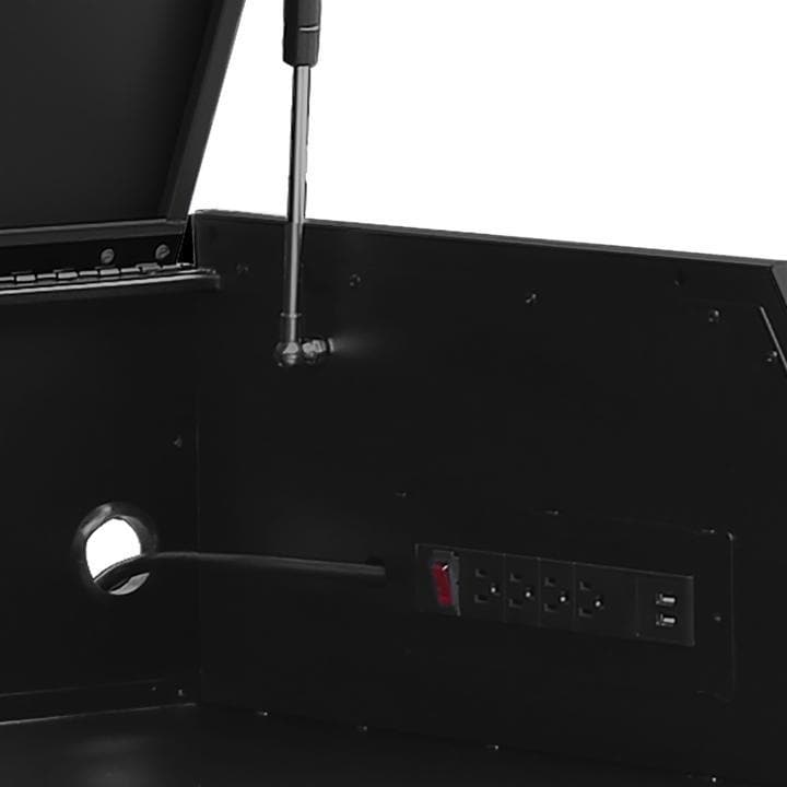 Montezuma 72 X 20 Inch Tool Box & Rolling Tool Cabinet With Multiple Power Outlets - primehubstore.shop Tool Cabinets