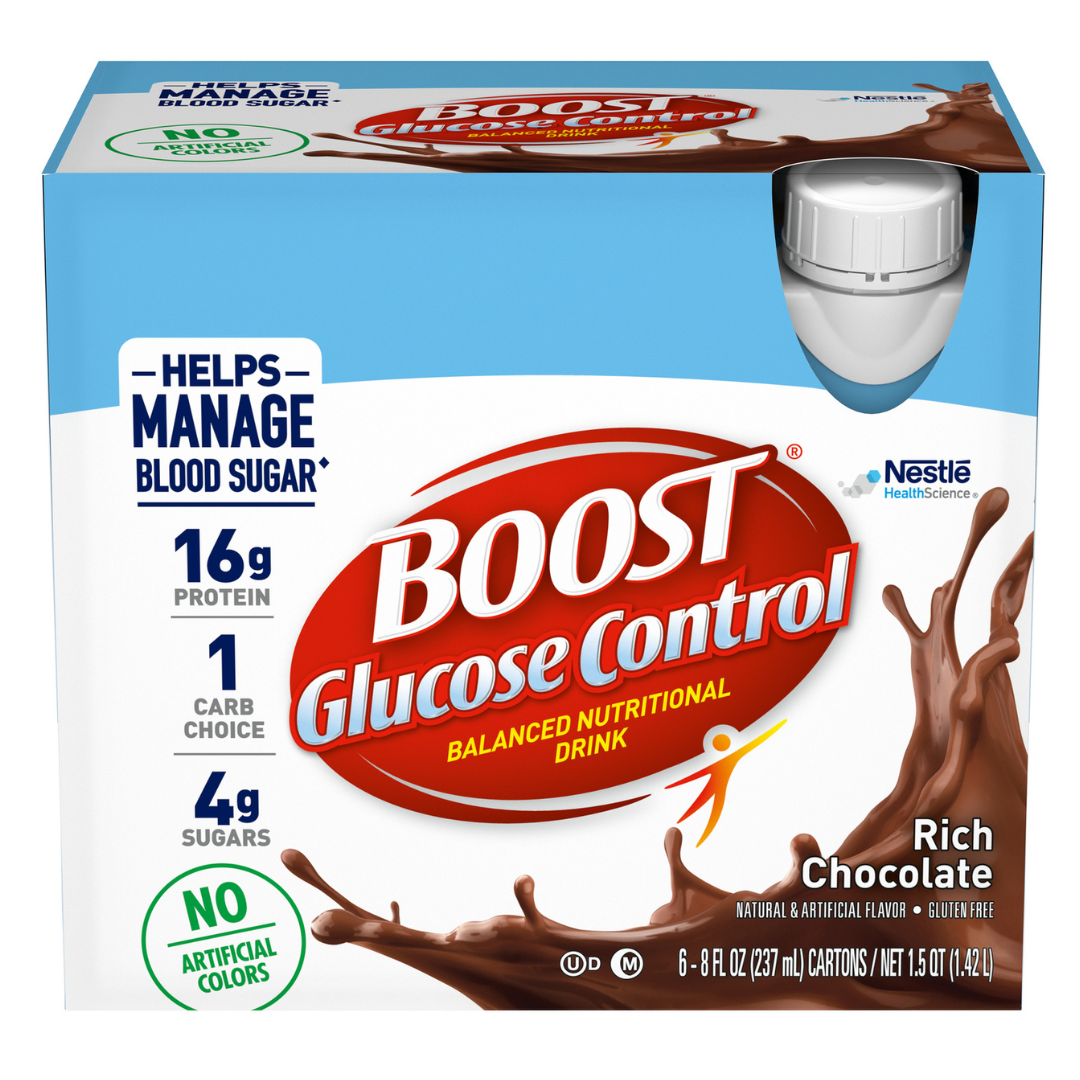 Nestle Boost® Glucose Control Oral Nutritional Supplement - 8 oz. Cartons - primehubstore.shop Vitamins & Supplements