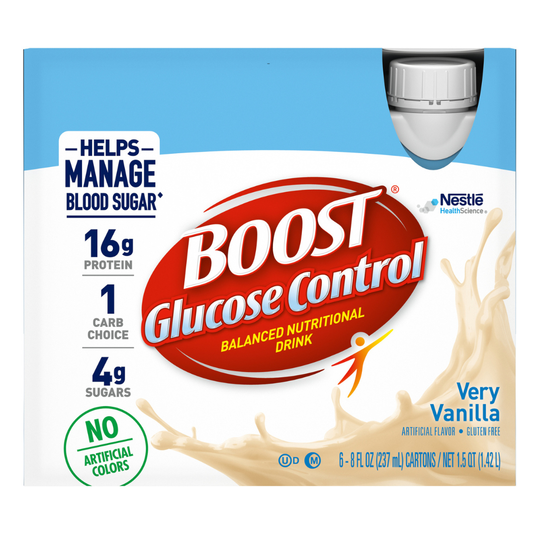 Nestle Boost® Glucose Control Oral Nutritional Supplement - 8 oz. Cartons - primehubstore.shop Vitamins & Supplements