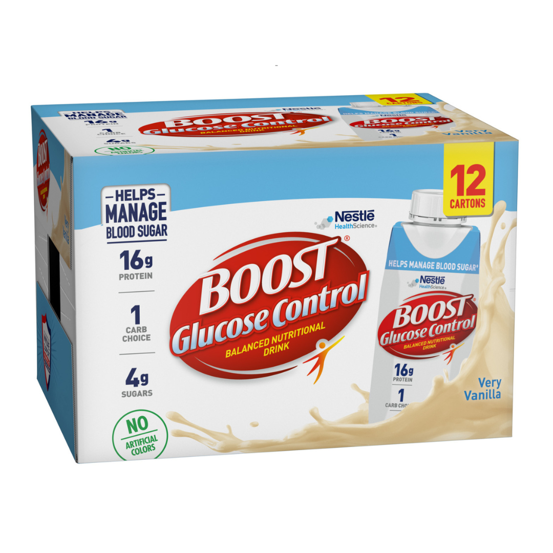 Nestle Boost® Glucose Control Oral Nutritional Supplement - 8 oz. Cartons - primehubstore.shop Vitamins & Supplements