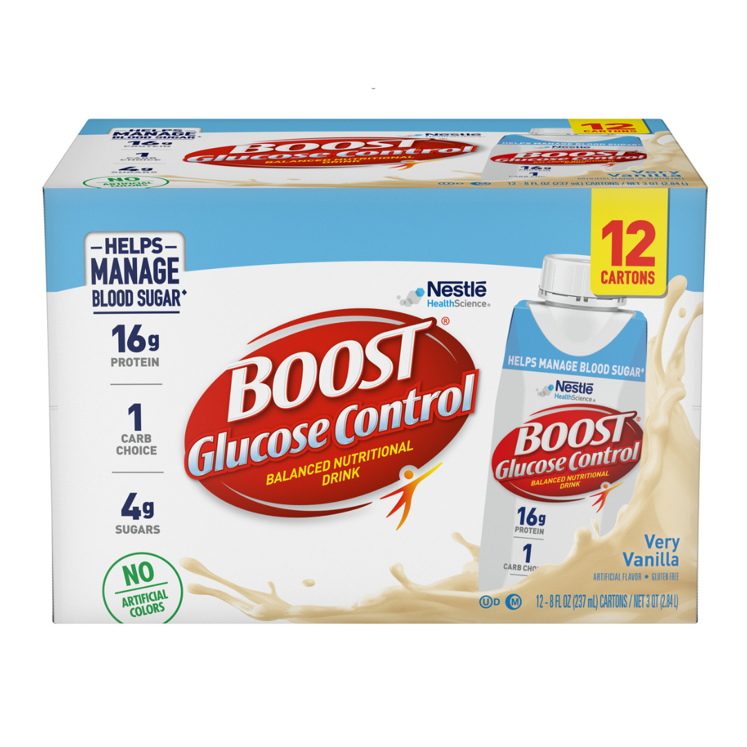Nestle Boost® Glucose Control Oral Nutritional Supplement - 8 oz. Cartons - primehubstore.shop Vitamins & Supplements