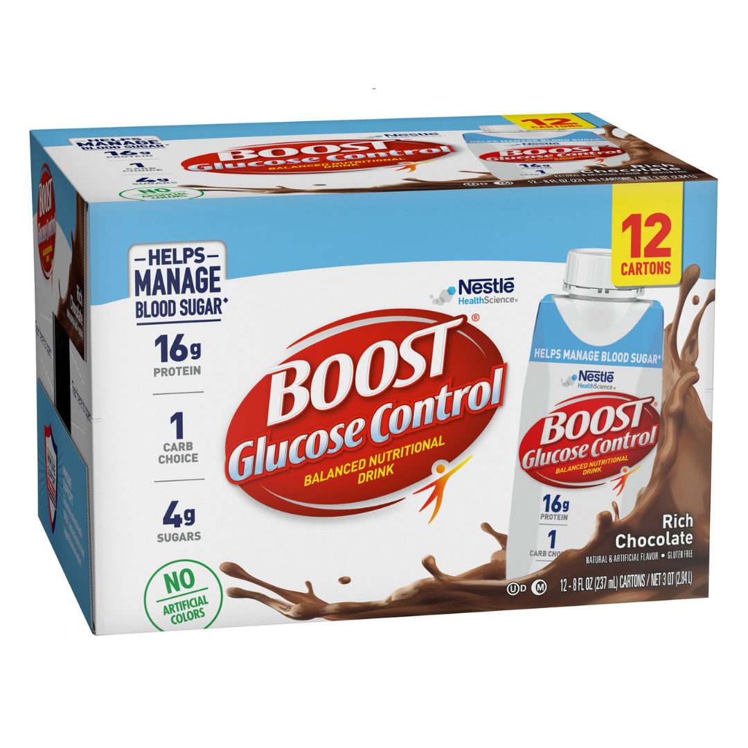 Nestle Boost® Glucose Control Oral Nutritional Supplement - 8 oz. Cartons - primehubstore.shop Vitamins & Supplements