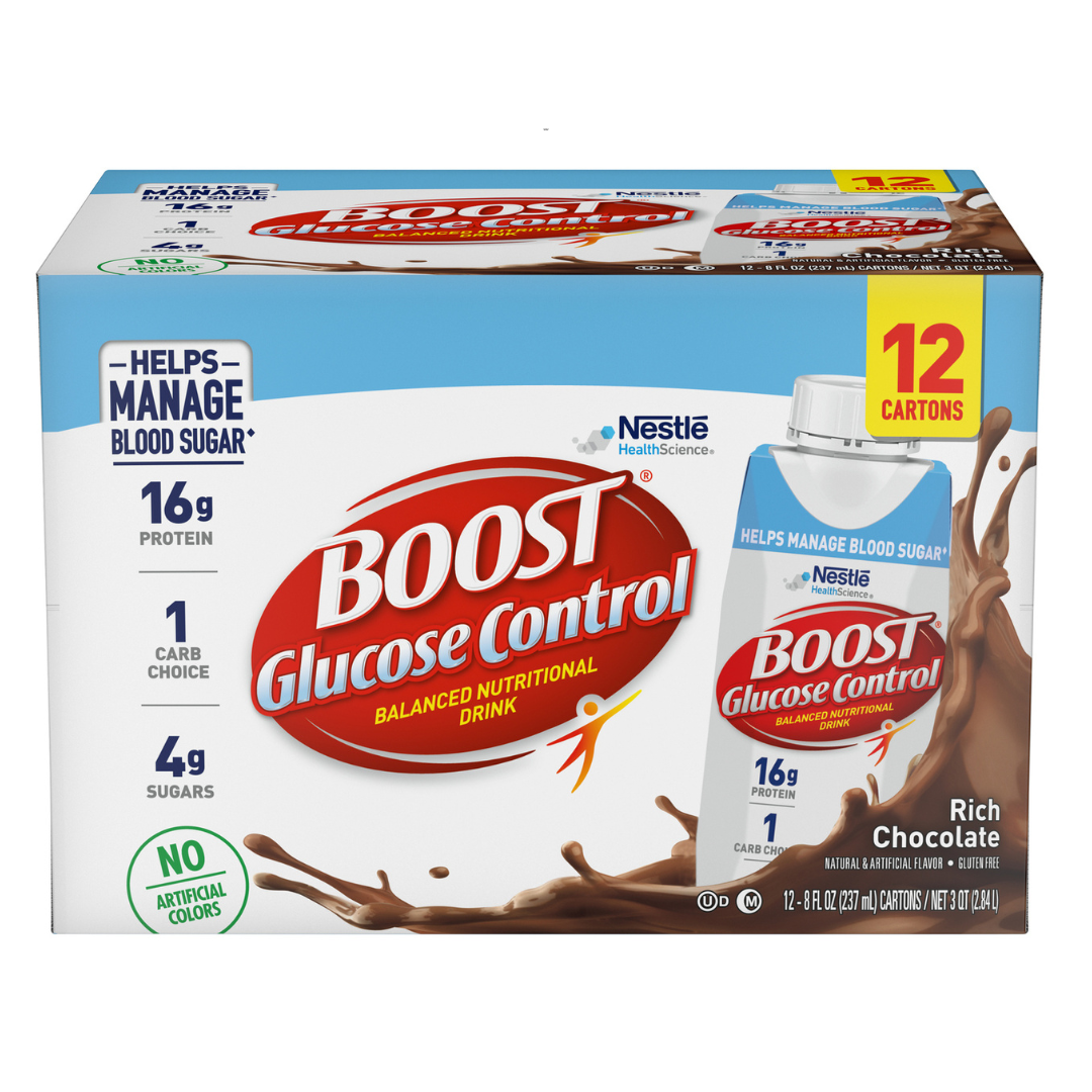 Nestle Boost® Glucose Control Oral Nutritional Supplement - 8 oz. Cartons - primehubstore.shop Vitamins & Supplements