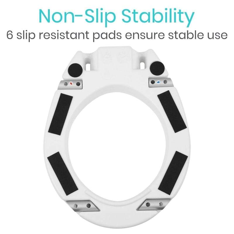 Vive Health Toilet Seat Riser with Arms - 3.5 Inch Riser - primehubstore.shop Toilet Seat Risers