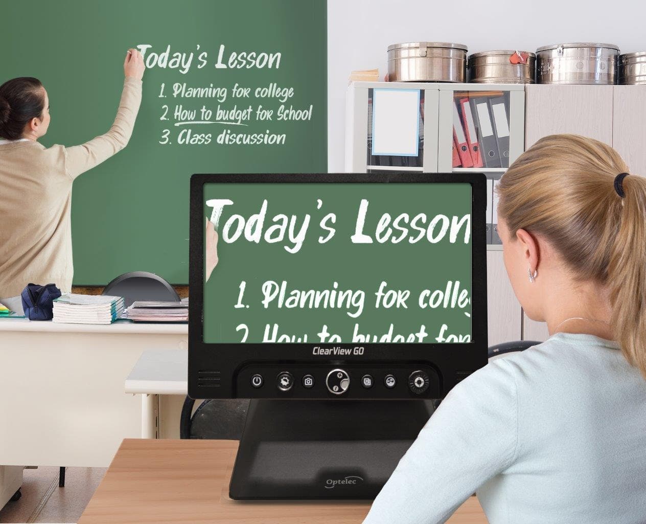 Optelec ClearView GO 17" HD Portable Video Low Vision Magnifier - primehubstore.shop Vision Enhancers