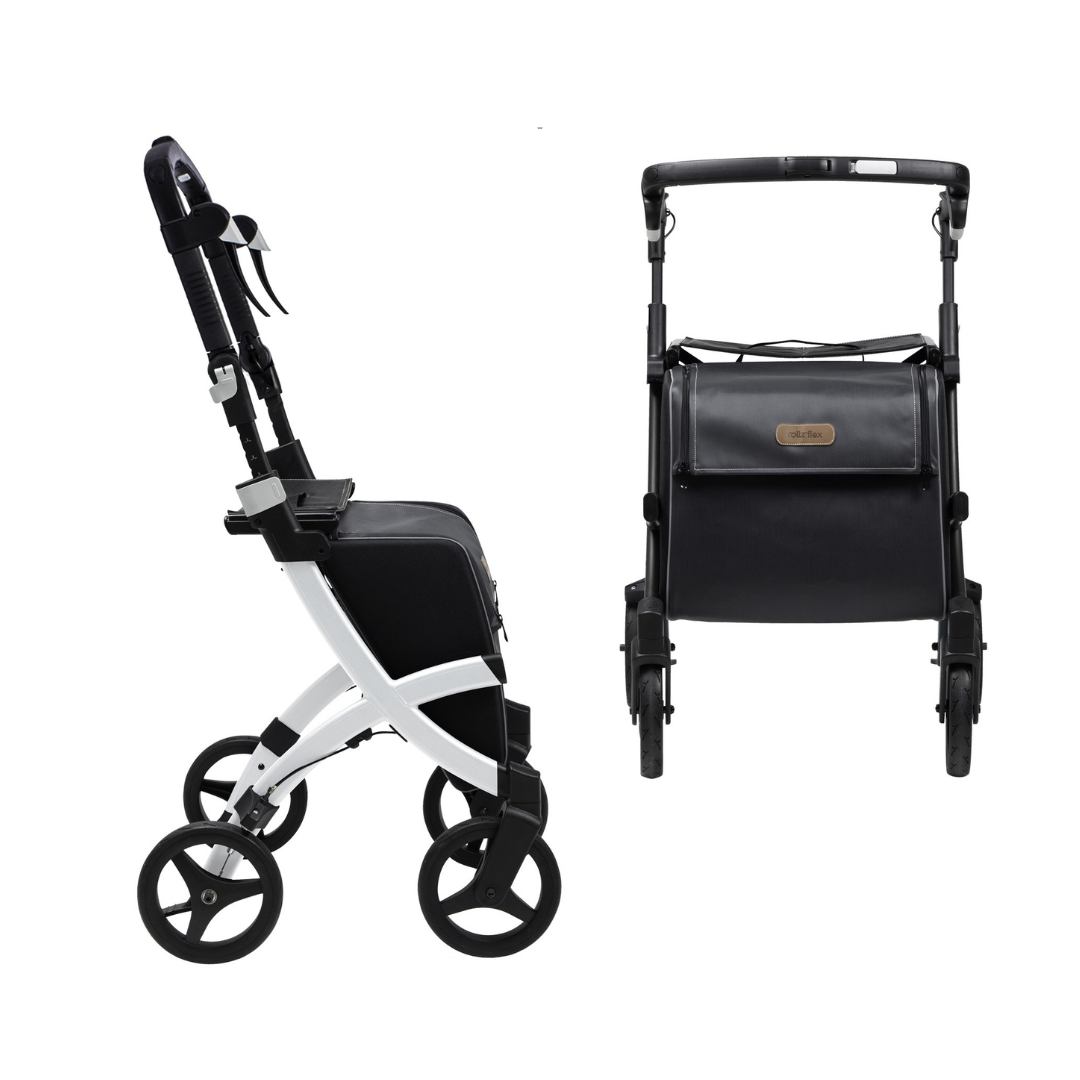 Rollz Flex2 Premium Lightweight Mobility Rollator Shopper Walkers - primehubstore.shop Rollators
