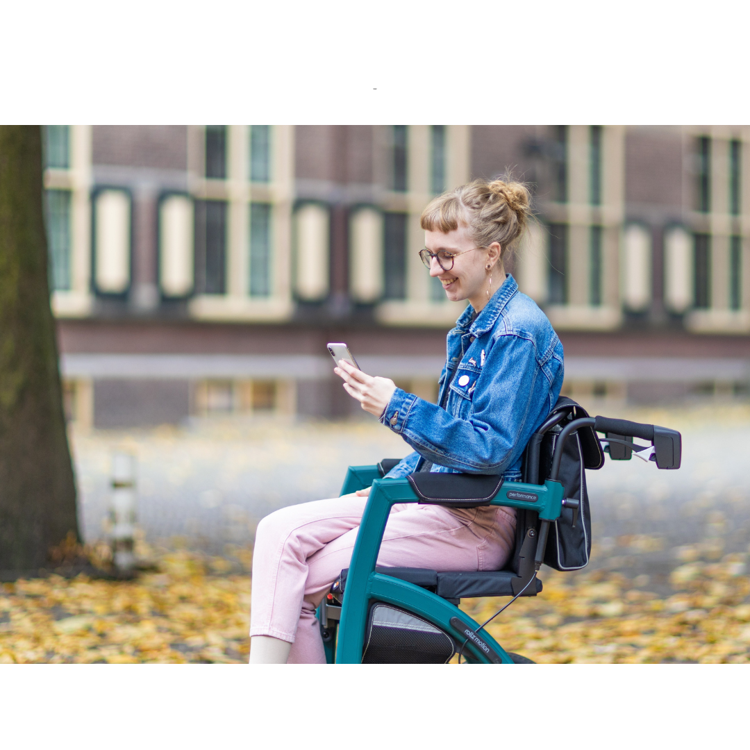 Rollz Motion Performance Lightweight Hybrid Transport Chair Rollator - primehubstore.shop Hybrid Transport Chair/Rollators