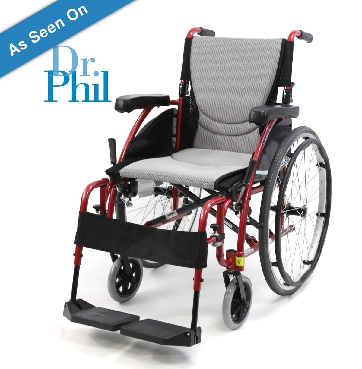 Karman S-115 Ergonomic Folding Lightweight Wheelchairs - primehubstore.shop Wheelchairs