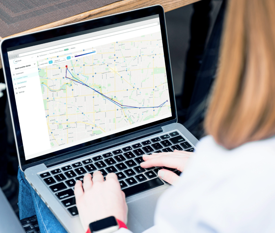 SofiHub TEQ-Secure Fall Detection Home Monitoring Pendant with Emergency SMS Button - primehubstore.shop Fall Monitoring Alarms