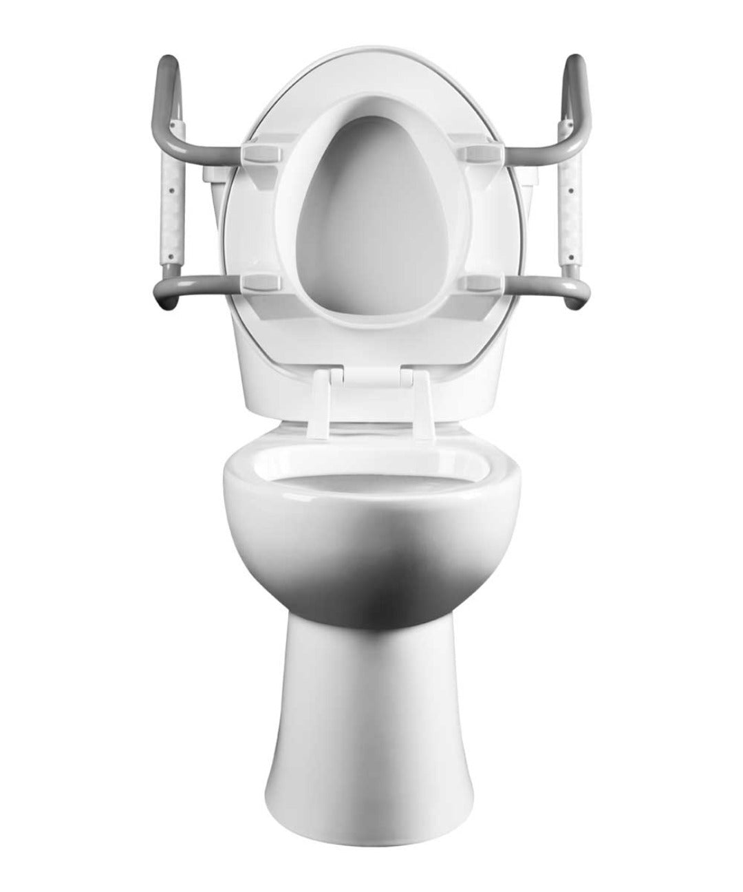 Bemis Clean Shield Elevated Toilet Seat with Support Arms - The Most Secure Fit - primehubstore.shop Toilet Safety Frames