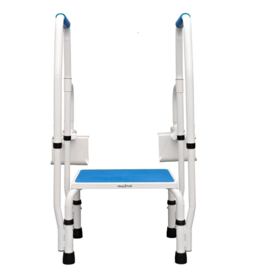 Step2Health Bathtub Step2Tub Stepping Stool with Fall Prevention Handles - primehubstore.shop Foot Stools