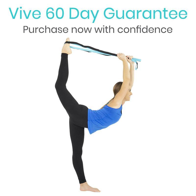 Vive Health Stretch Strap with Carrying Bag and Stretching Booklet - primehubstore.shop Stretching Equipment